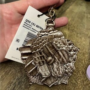 Brahmin Alabaster Melbourne Leather Magnolia Tassel--NWT